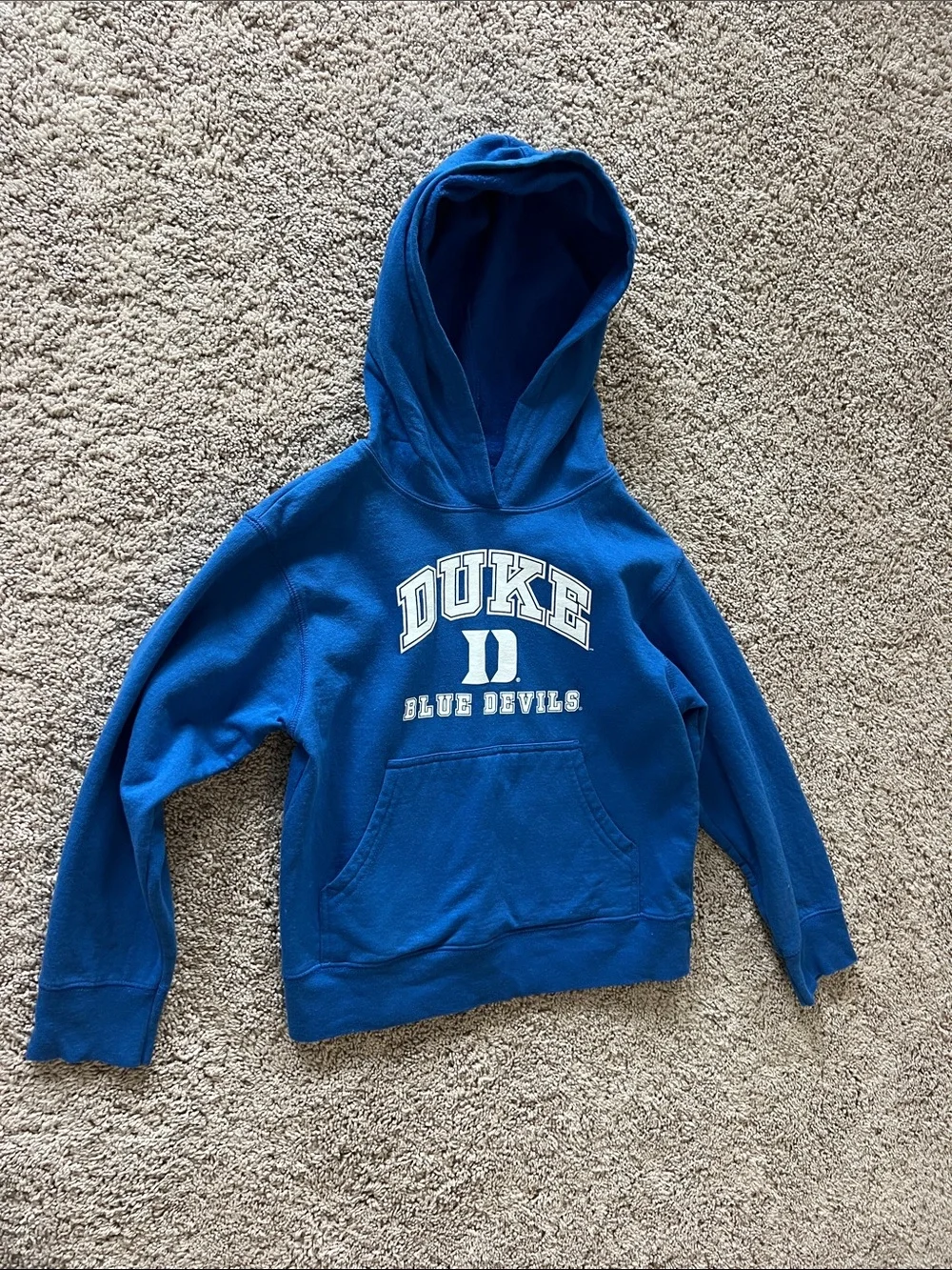 Blue Devils Kids' Blue Hooded Sweatshirt